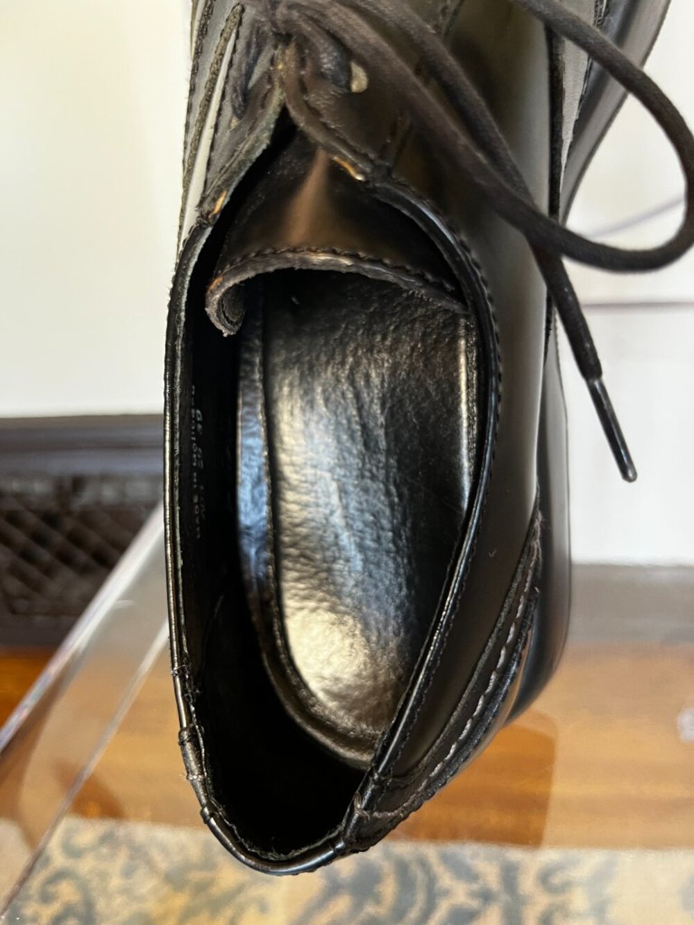 Dansko comfort brogue wingtip oxford, black leather - Picture 8 of 8